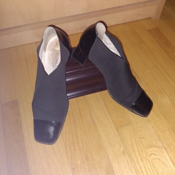 Elegant Classy Black Shoes, Sonate, Made in France, Size - 7 M - Picture 4 of 4